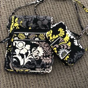 Two Vera Bradley items! Crossbody bag & ID Case